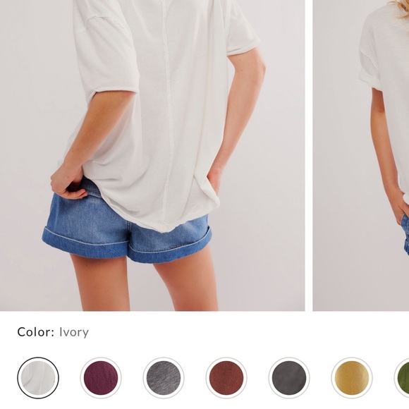 Lavender Free People Shirt (size large) - Picture 4 of 4